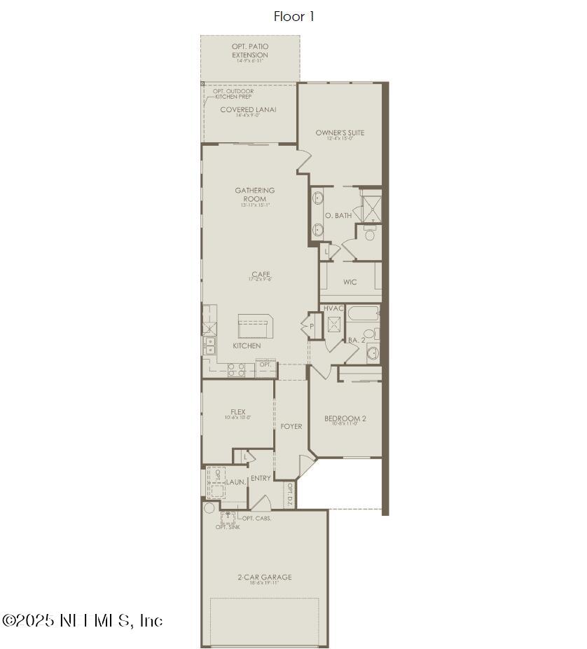 301 Ecliptic Loop Yulee, FL 32097 - Photo 46 of 46 Ellenwood Floorplan