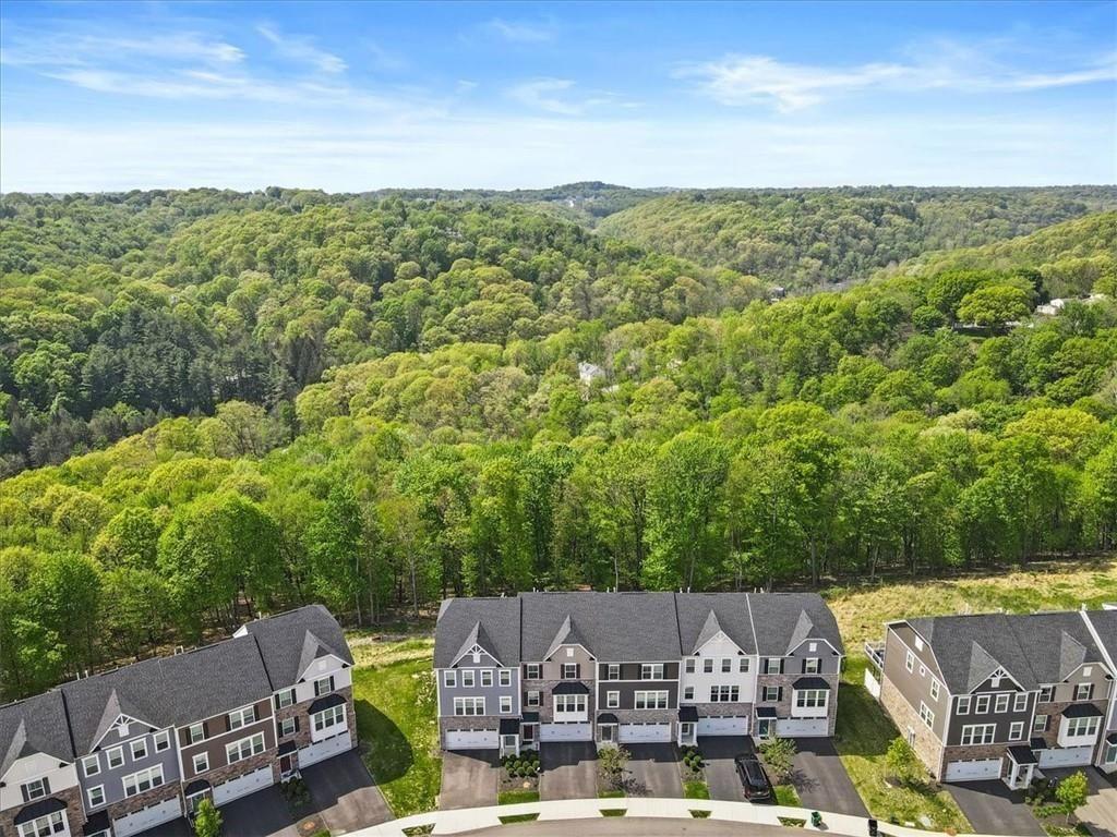 150 Curtis Court Pittsburgh, PA 15237 - Photo 2 of 29 a view of a terrace with a garden and mountain view