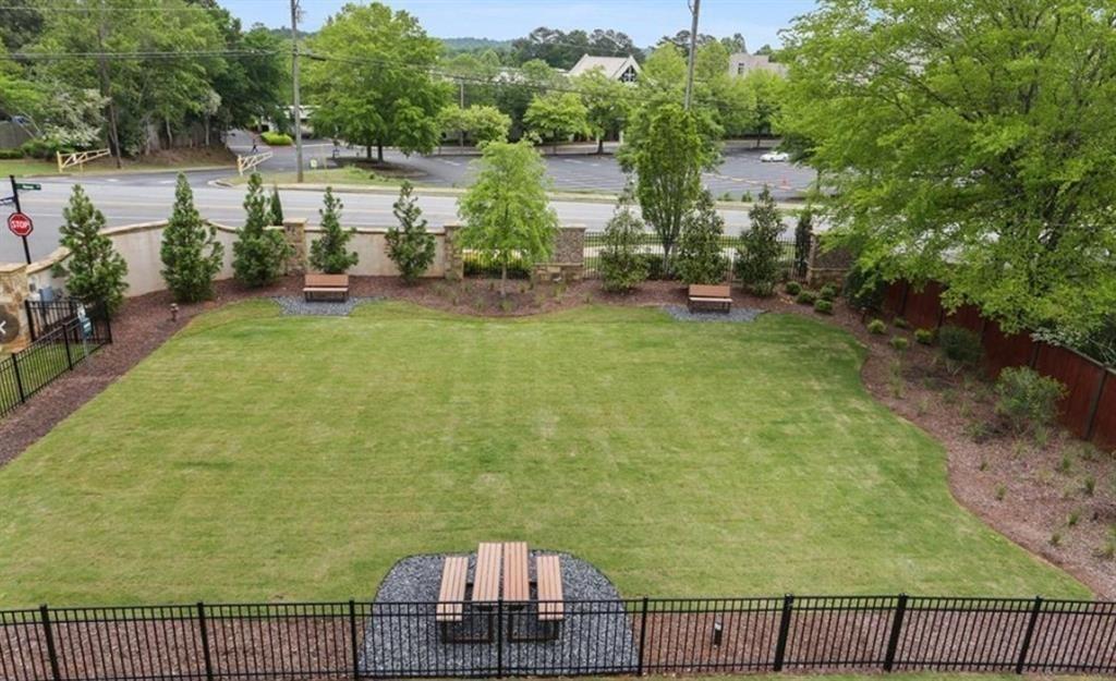 120 Via Roma Woodstock, GA 30188 - Photo 43 of 46 a view of a garden