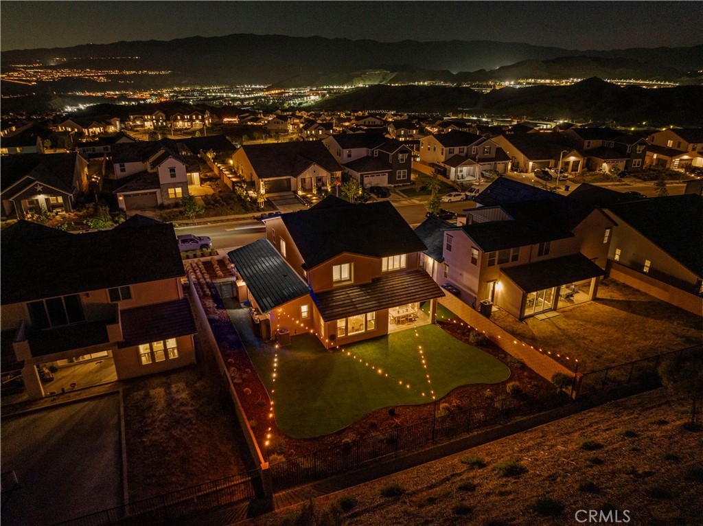 28445 Sunny Ridge Terrace Castaic, CA 91384 - Photo 73 of 74 Night Aerial