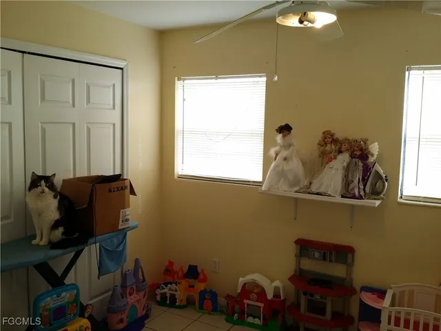 a room with furniture and a window