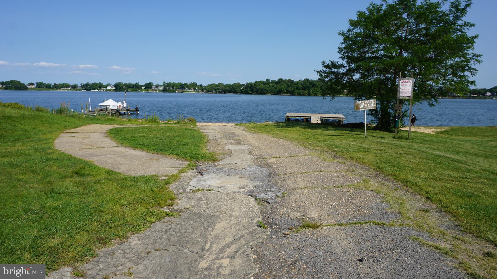 8237 Highpoint Road Clearwater Beach, MD 21226 - Photo 4 of 50 Driveway to boat ramp, small pier and picnic area