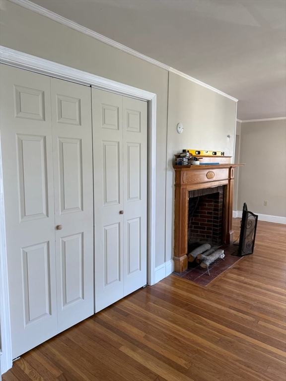 38 Everton Street, Unit 2 Boston, MA 02121 - Photo 7 of 9 a view of a livingroom with wooden floor and a fireplace