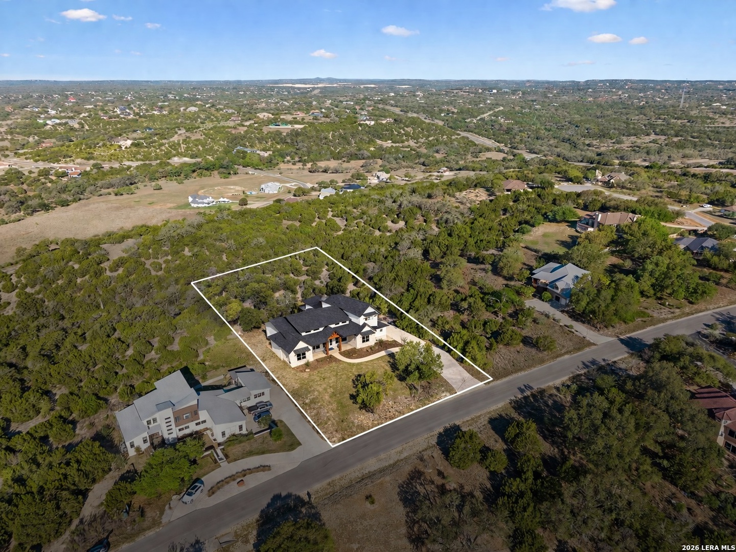 238 Charon Spring Branch, TX 78070 - Photo 2 of 30 an aerial view of residential houses with outdoor space