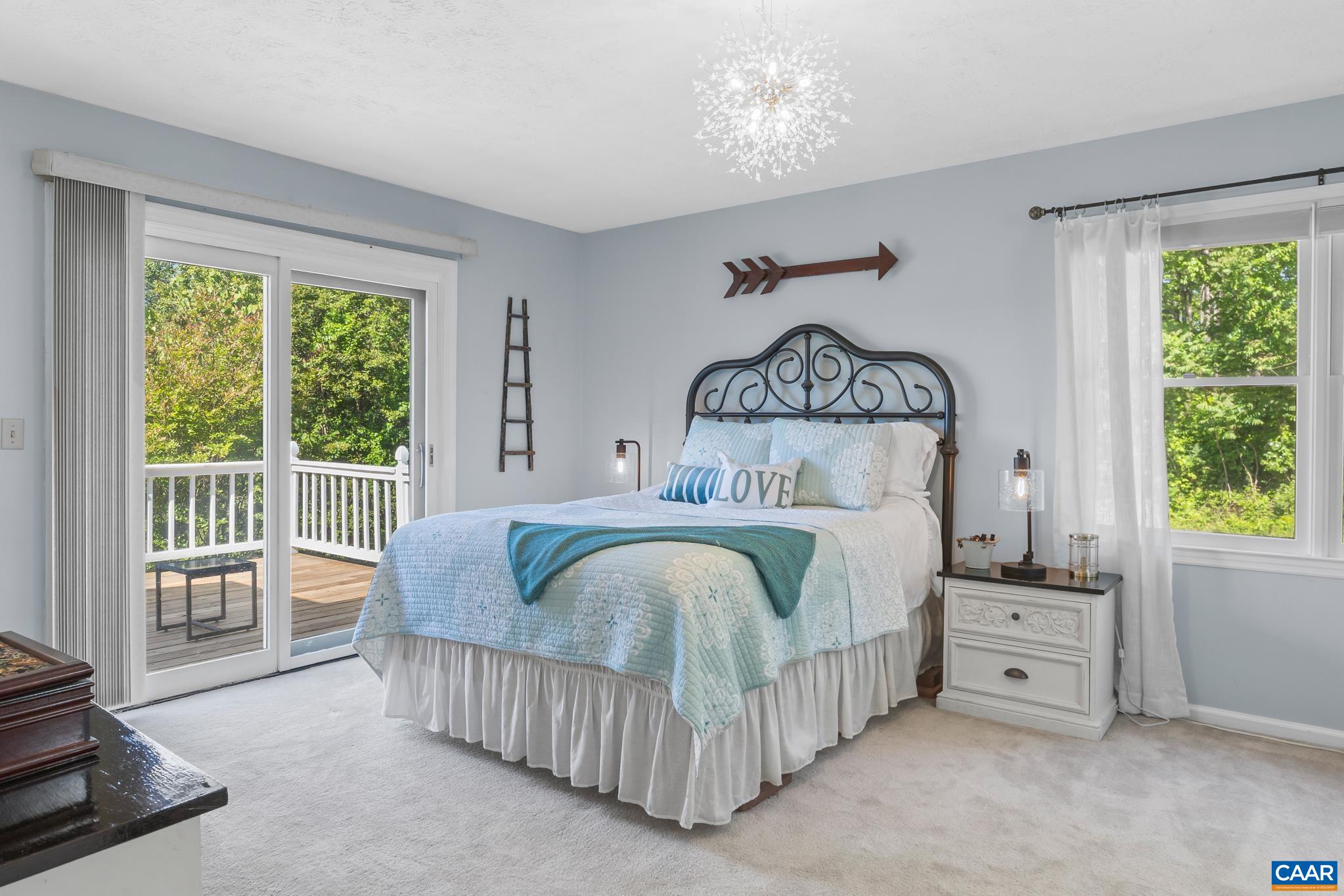 1971 Wilderness Road Reva, VA 22735 - Photo 19 of 47 a bedroom with a bed and a couch