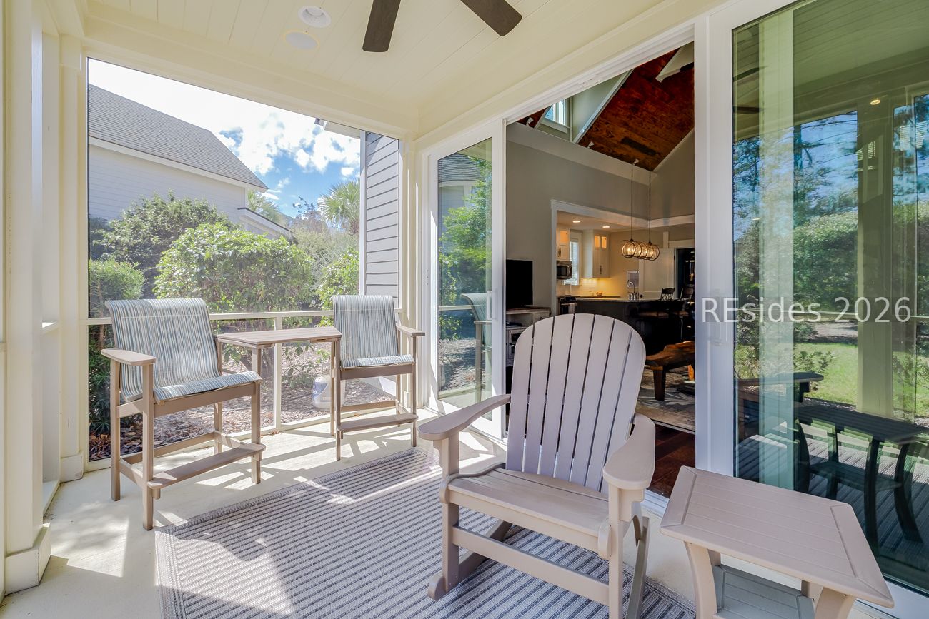36 Oldfield Village Road Bluffton, SC 29909 - Photo 63 of 85 Spacious screened porch in the cottage
