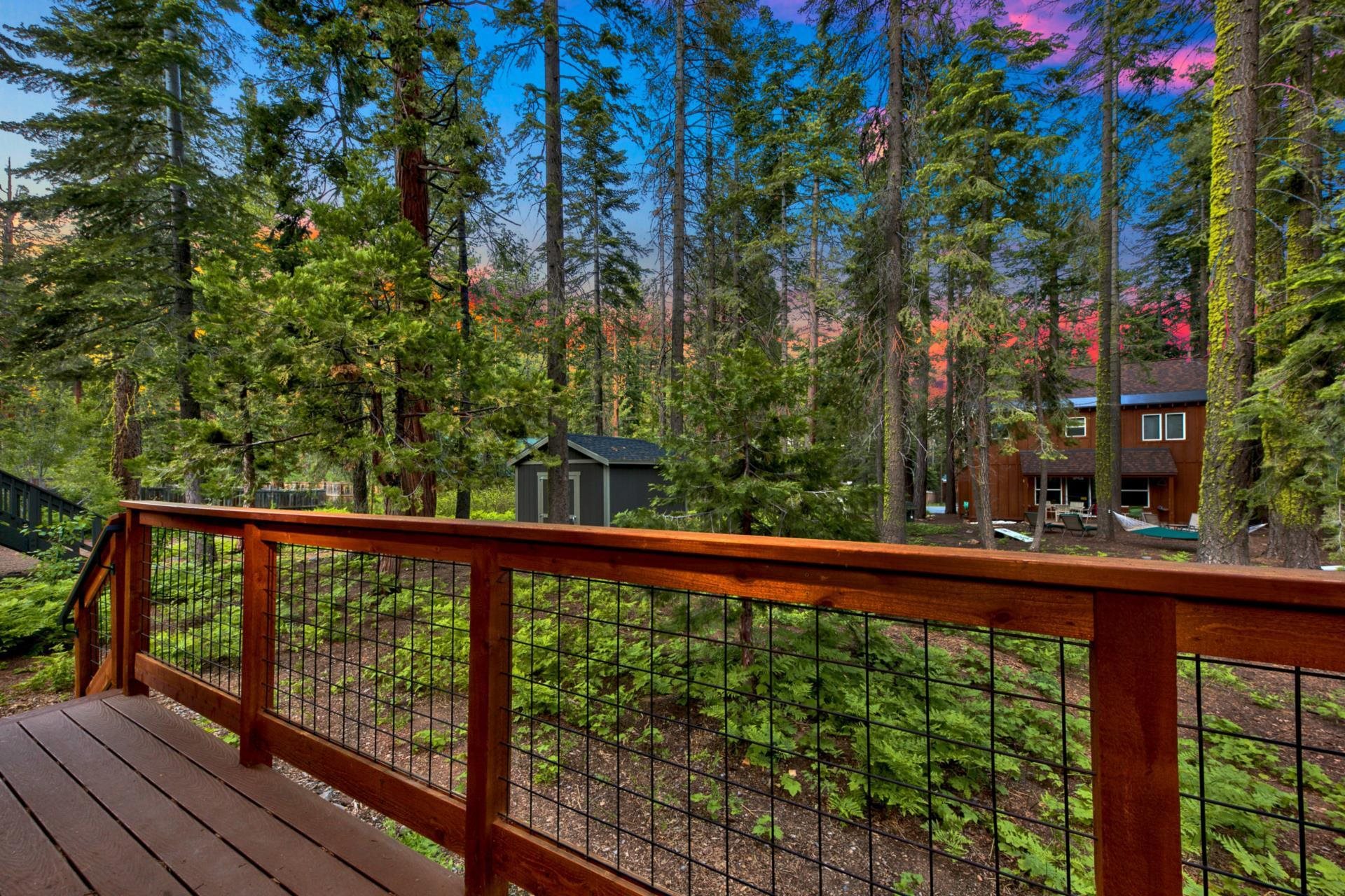 2675 Rustic Lane Tahoe City, CA 96141 - Photo 5 of 21 a view of a balcony with tree