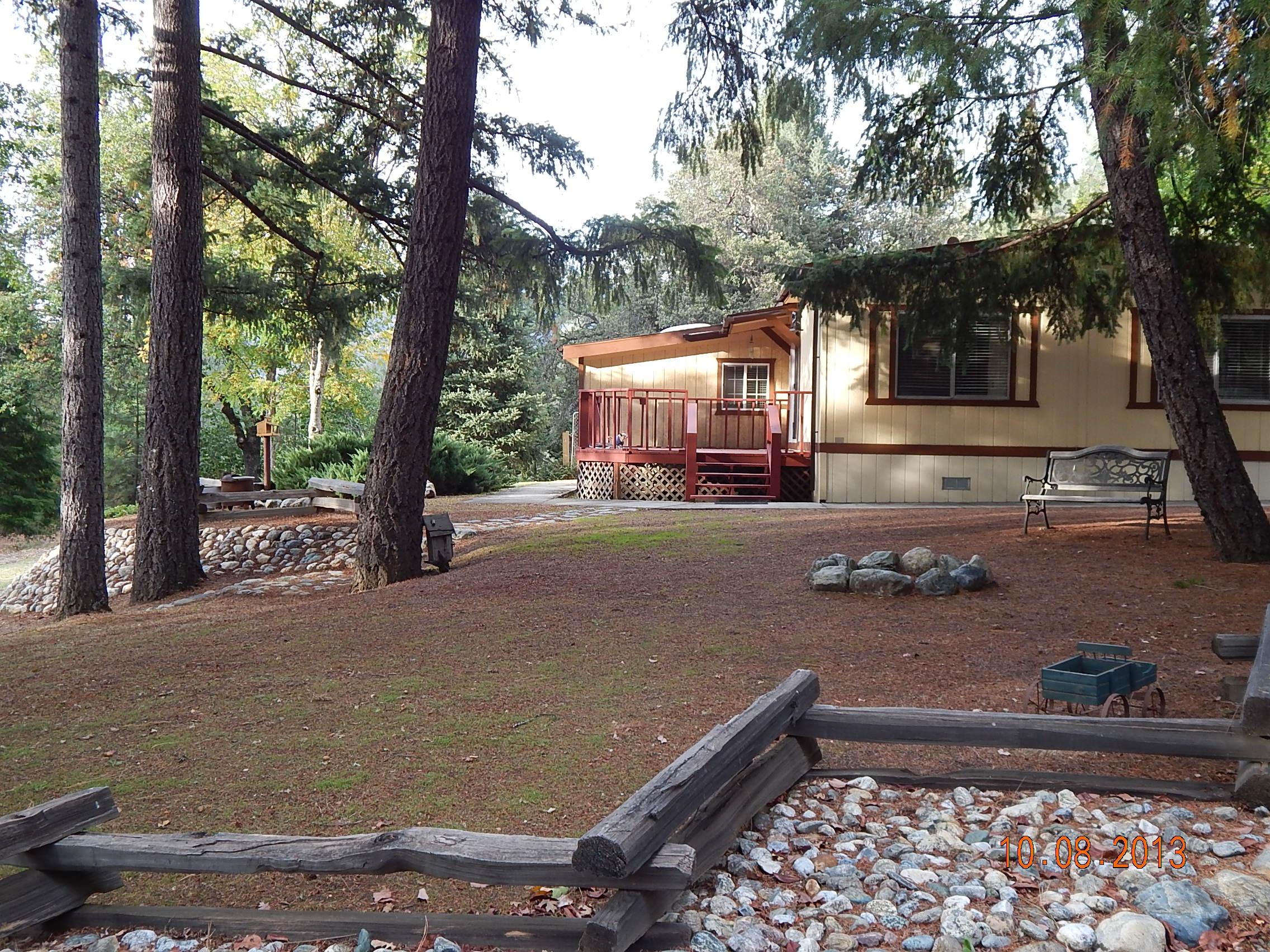 Side yard Front Deck