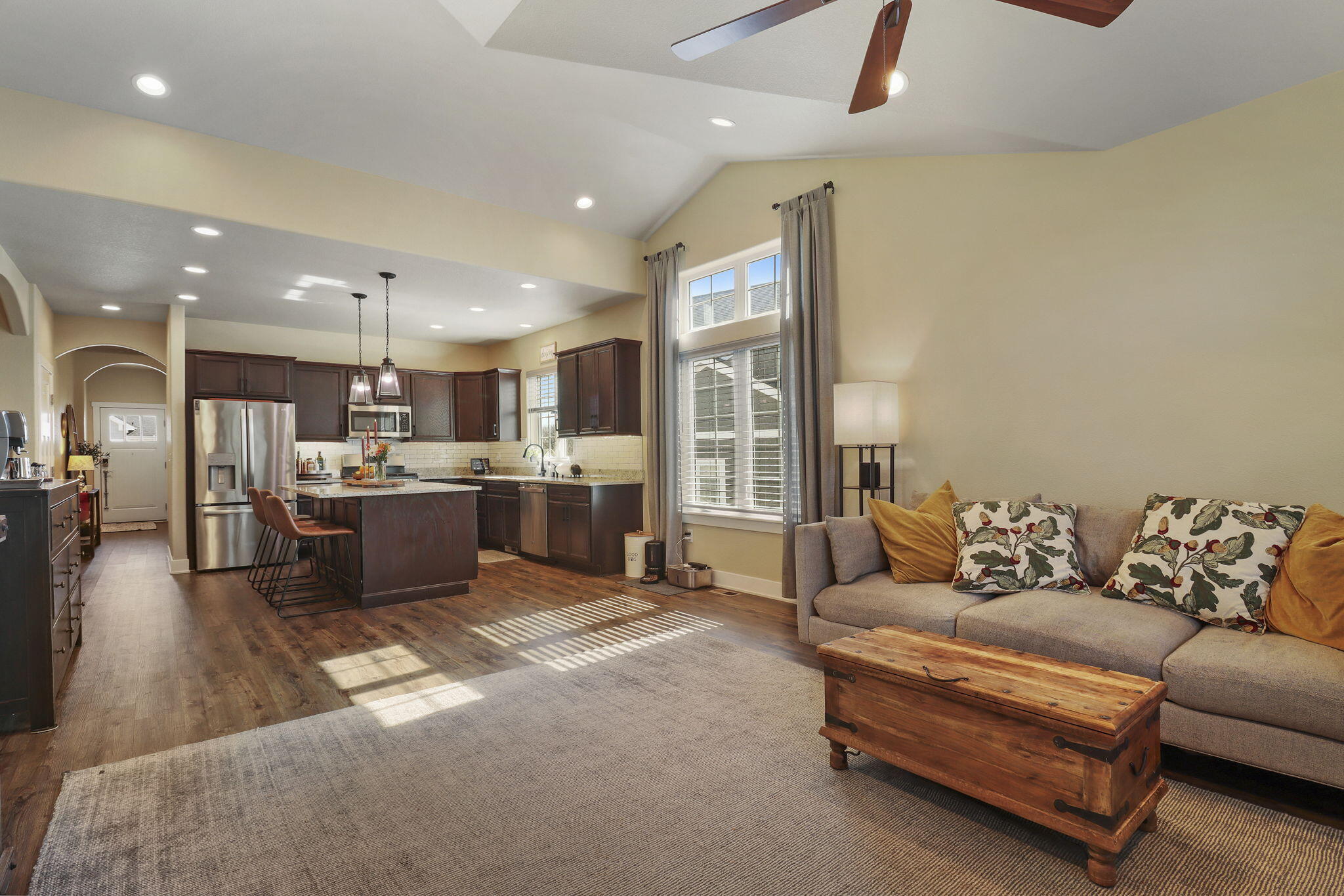 4753 South Cottage Lane Pleasant Prairie, WI 53158 - Photo 11 of 32 Open concept living and kitchen space