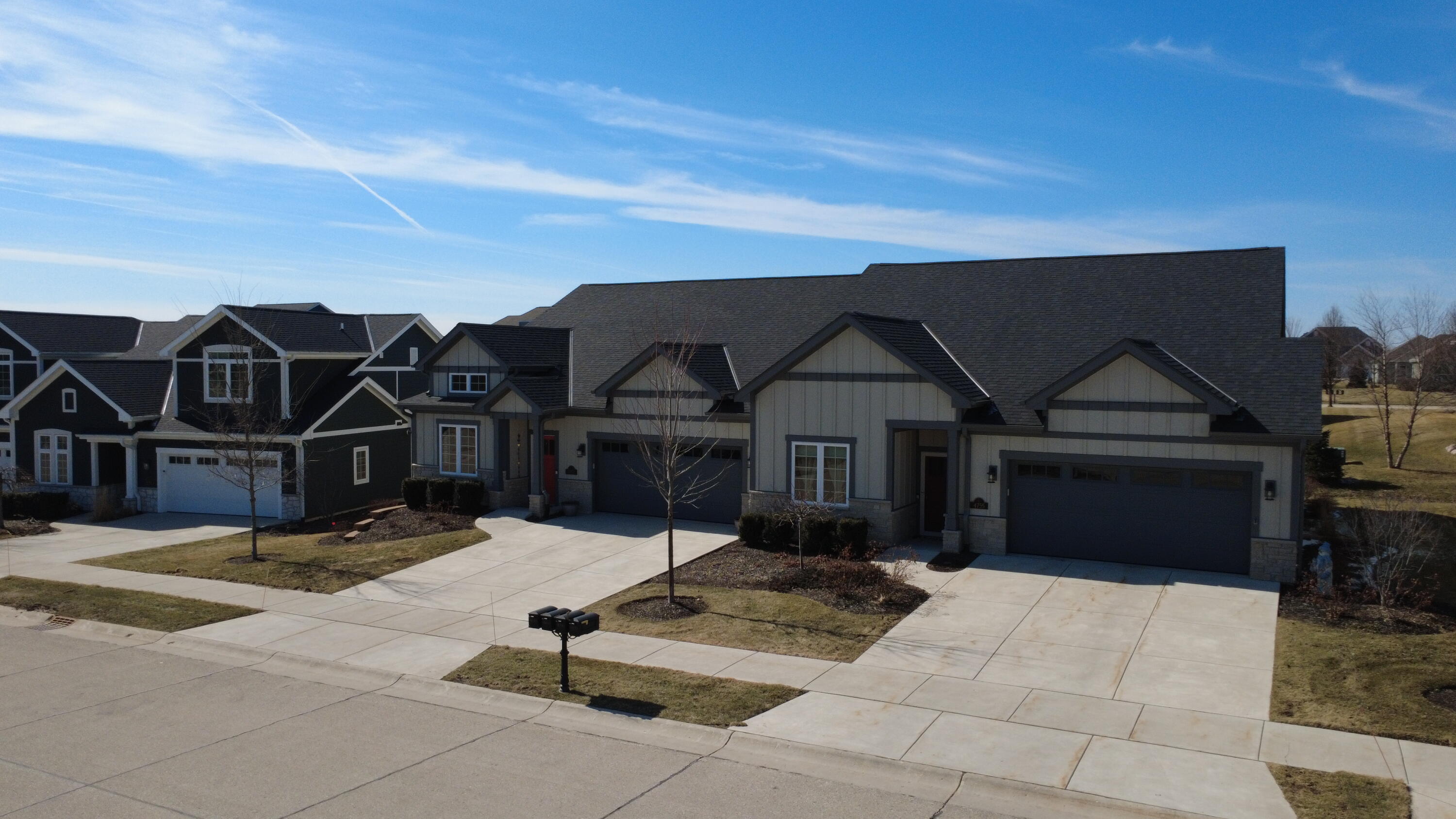4753 South Cottage Lane Pleasant Prairie, WI 53158 - Photo 32 of 32 Ariel front view of townhome
