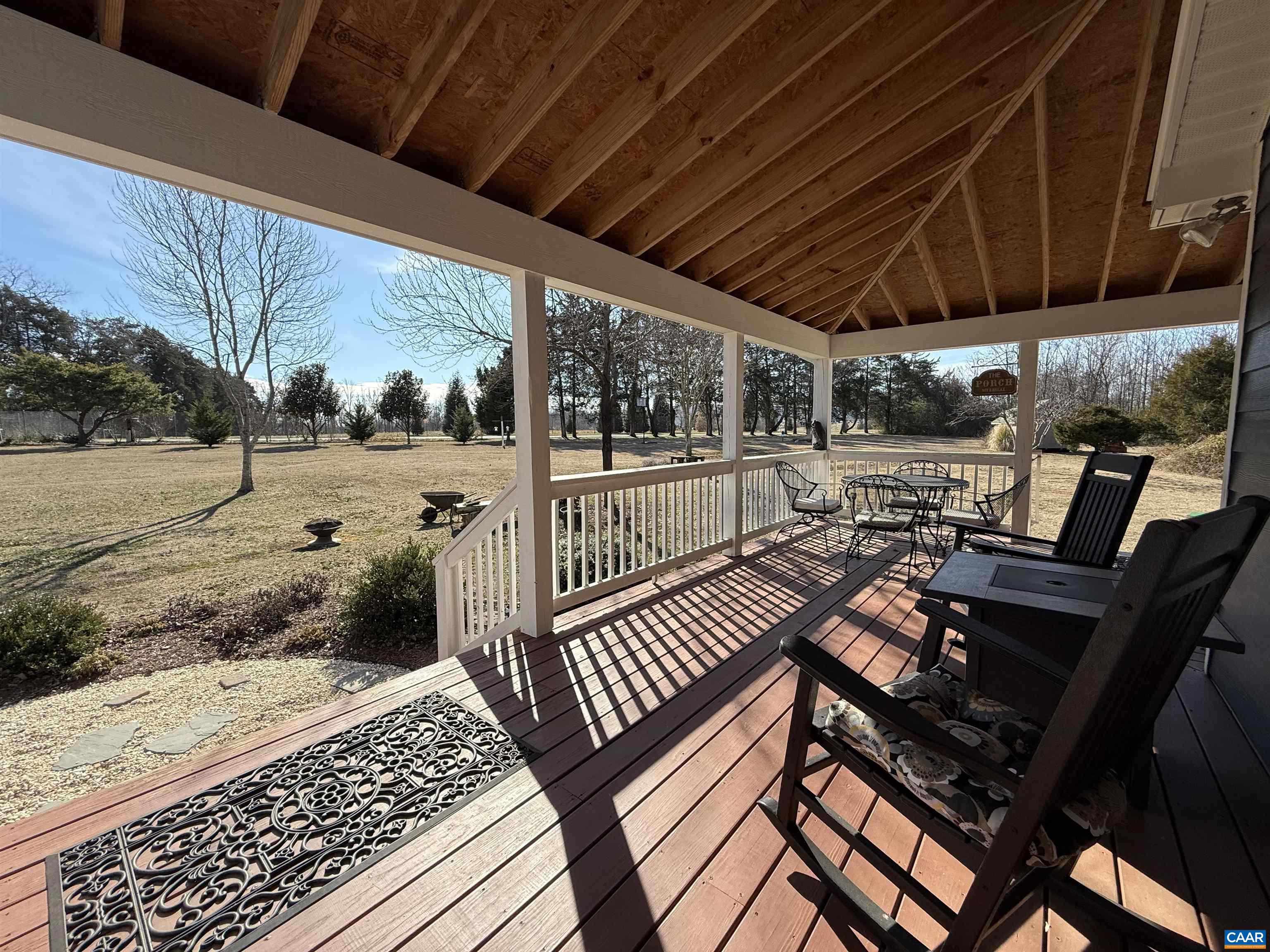 2019 Bybee Road Louisa, VA 23093 - Photo 33 of 47 a view of a patio with wooden floor