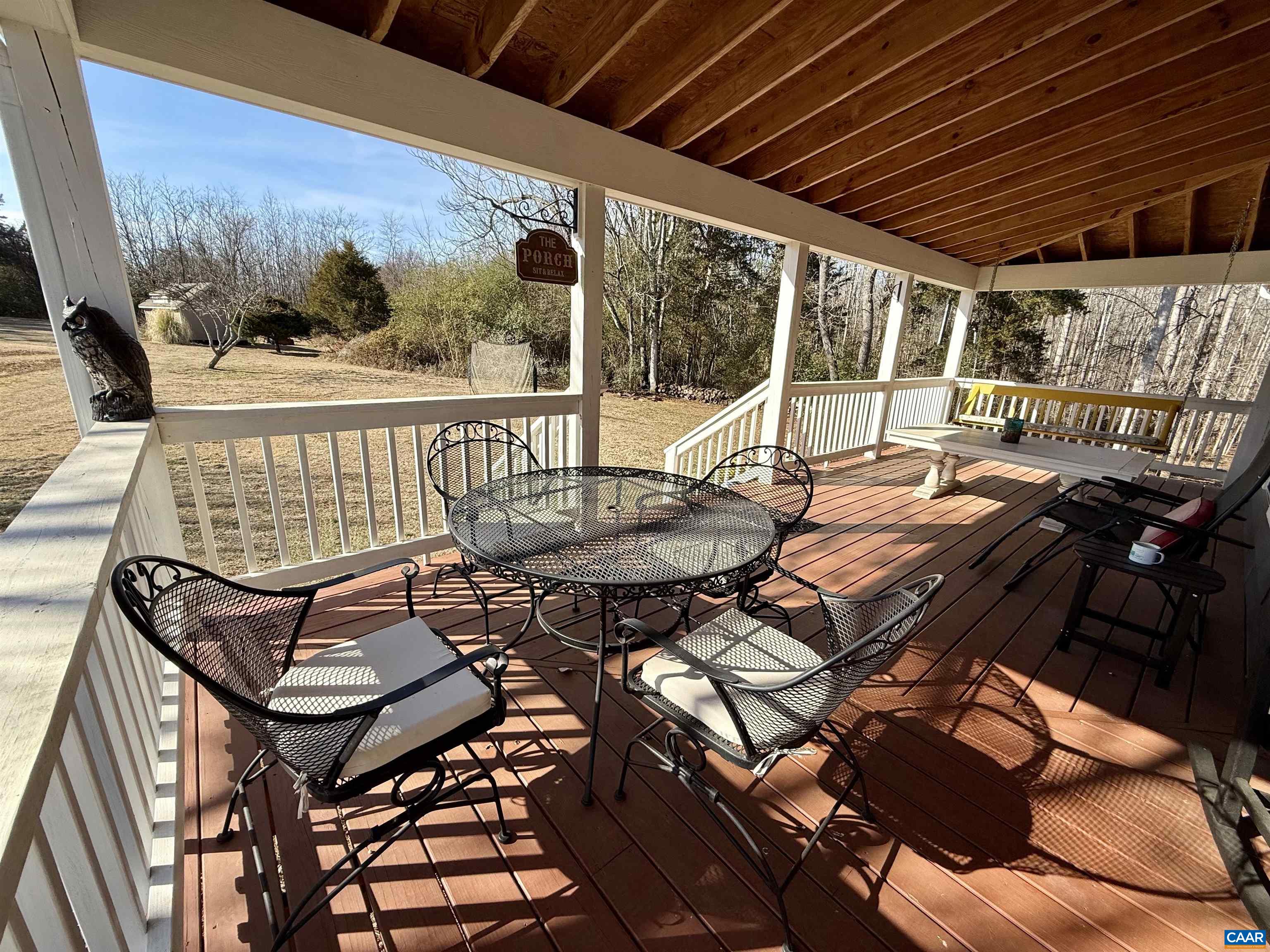 2019 Bybee Road Louisa, VA 23093 - Photo 6 of 47 a view of a patio with wooden floor