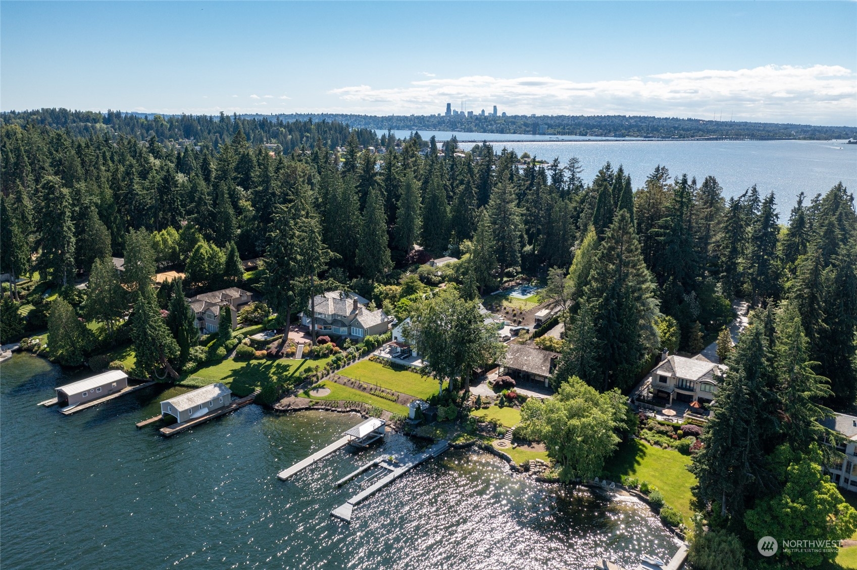 4232 Hunts Point Road Hunts Point, WA 98004 - Photo 7 of 23 a view of a city with tall buildings