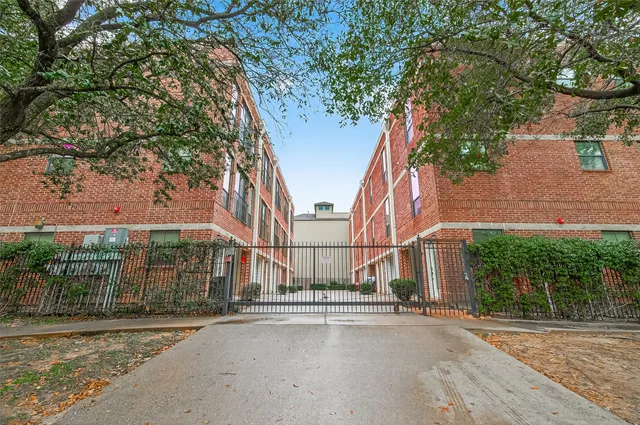 a view of a street with houses