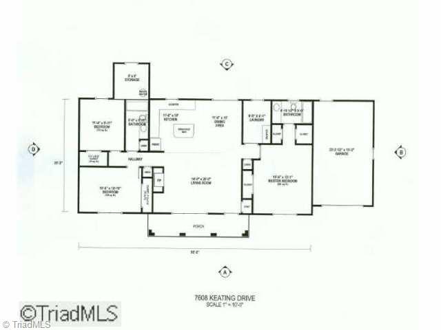 7608 Keating Drive Oak Ridge, NC 27310 - Photo 8 of 8 Other. Floor Plan