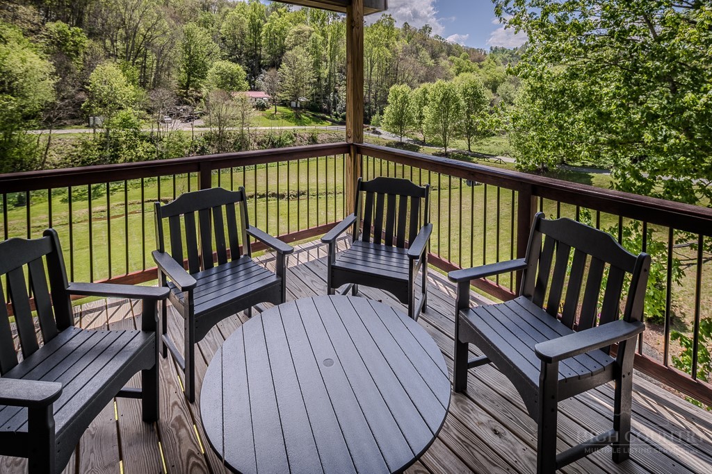 210 Grand Creek Road Vilas, NC 28692 - Photo 24 of 40 a view of a two chairs in the balcony