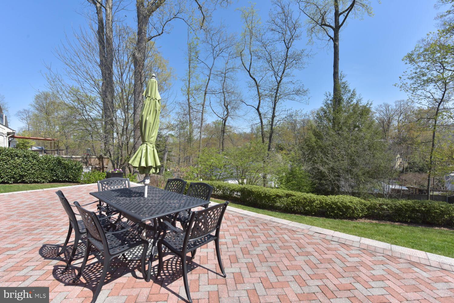 6213 Arkendale Road Alexandria, VA 22307 - Photo 13 of 16 Spacious brick patio overlooking the private lot