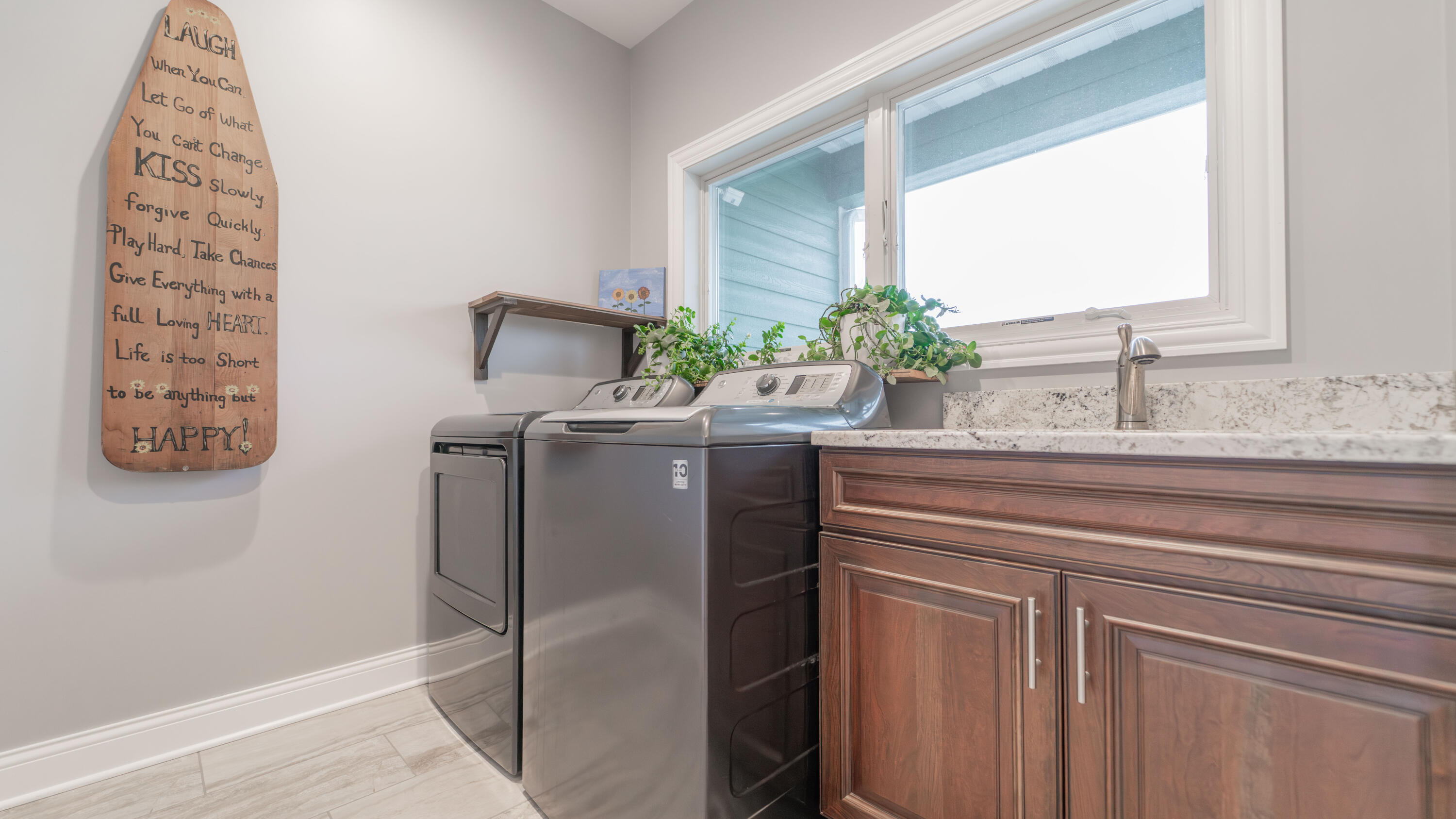 16489 Harrison Street Lowell, IN 46356 - Photo 49 of 67 a bathroom with a sink and a mirror