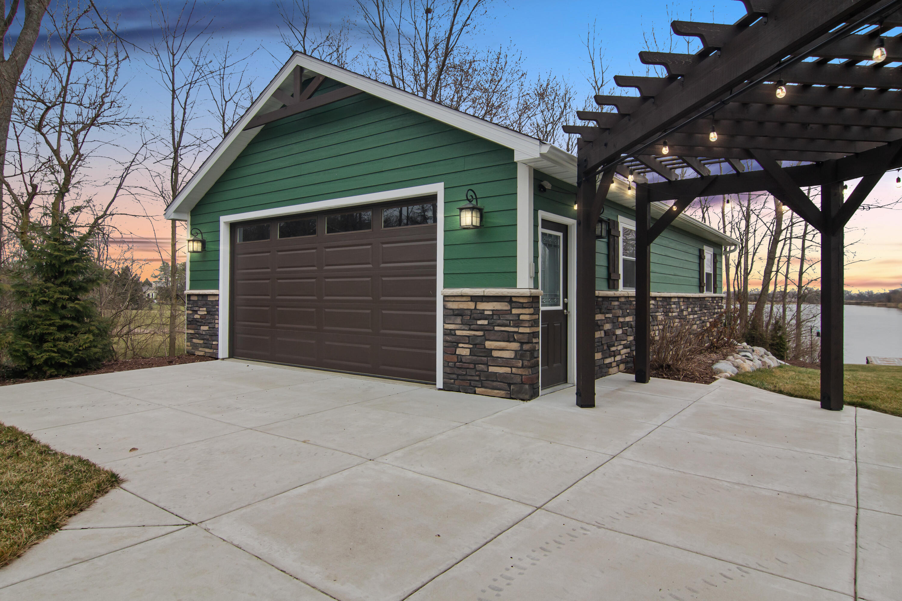16489 Harrison Street Lowell, IN 46356 - Photo 54 of 67 a view of house with backyard and glass windows