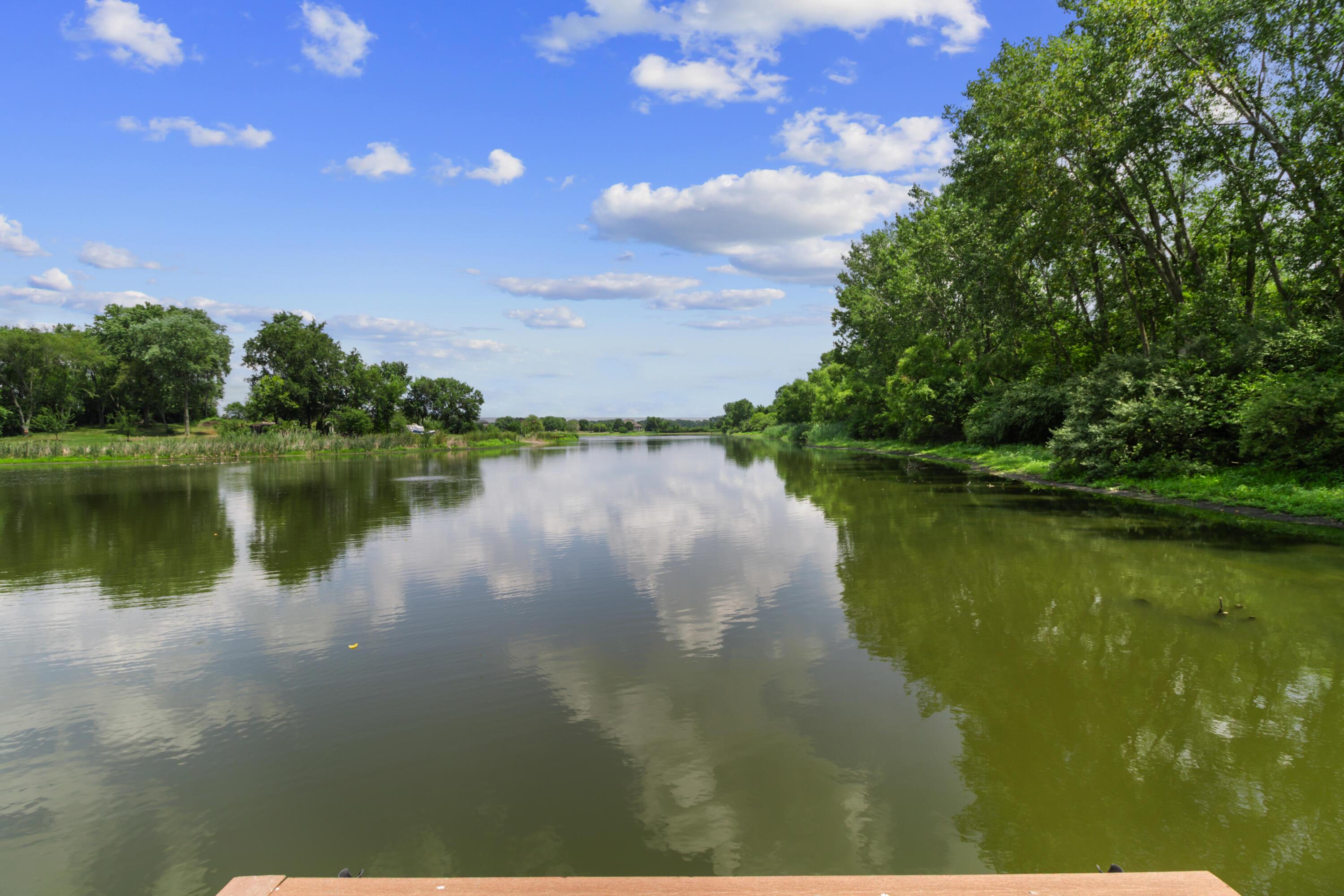 16489 Harrison Street Lowell, IN 46356 - Photo 8 of 67 a view of a lake in middle of forest