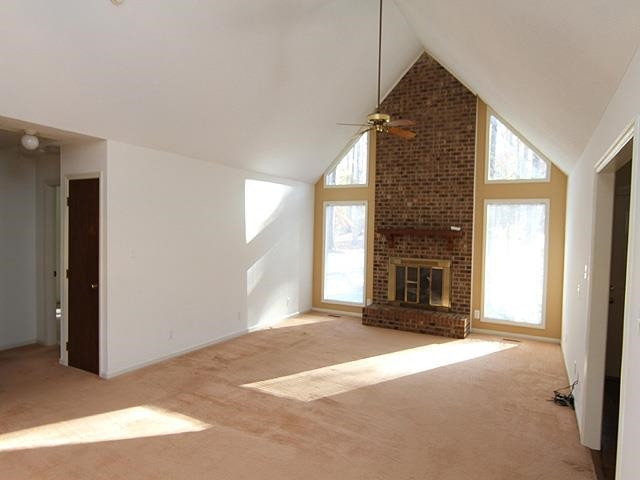 6812 Blalock Road Bahama, NC 27503 - Photo 2 of 13 Vaulted Ceiling, Great Natural Lighting, Masonry Fireplace with gas logs. Den/Family/Great Room