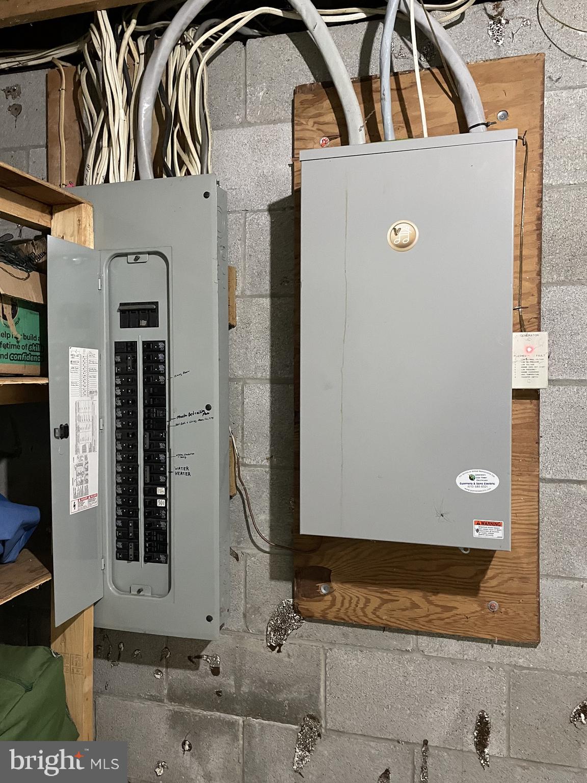 421 Shirktown Road Narvon, PA 17555 - Photo 53 of 78 Electric panel and panel for generator backup