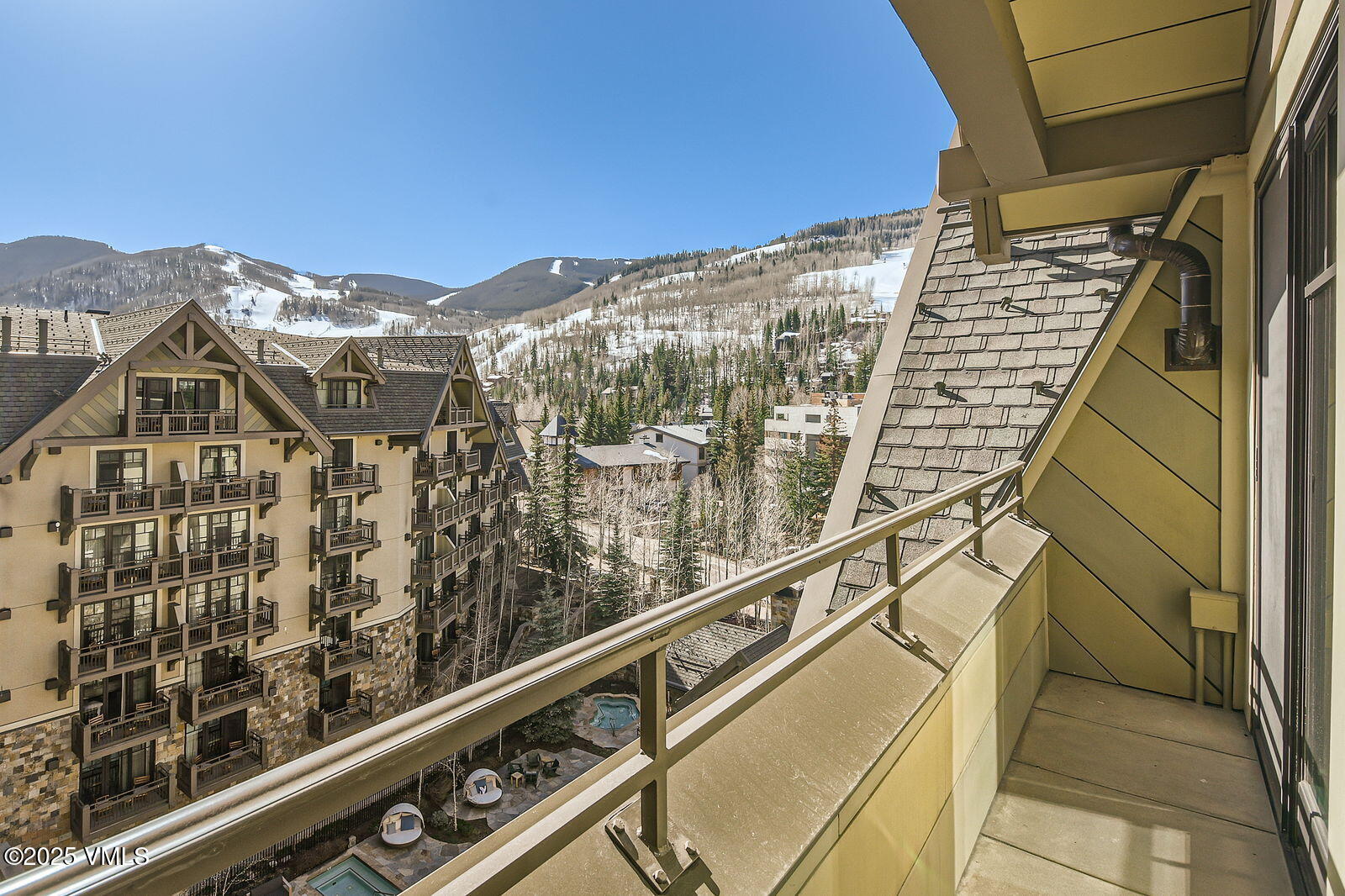 1 Vail Road, Unit 8101F Vail, CO 81657 - Photo 22 of 28 a view of balcony with furniture