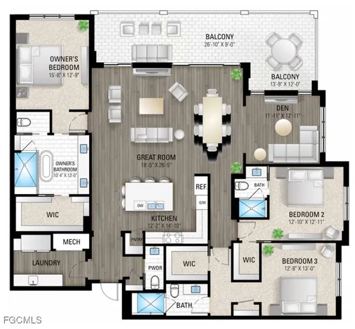 $3,313,000 | 1115 Central Avenue, Unit 256, Naples, FL 34102