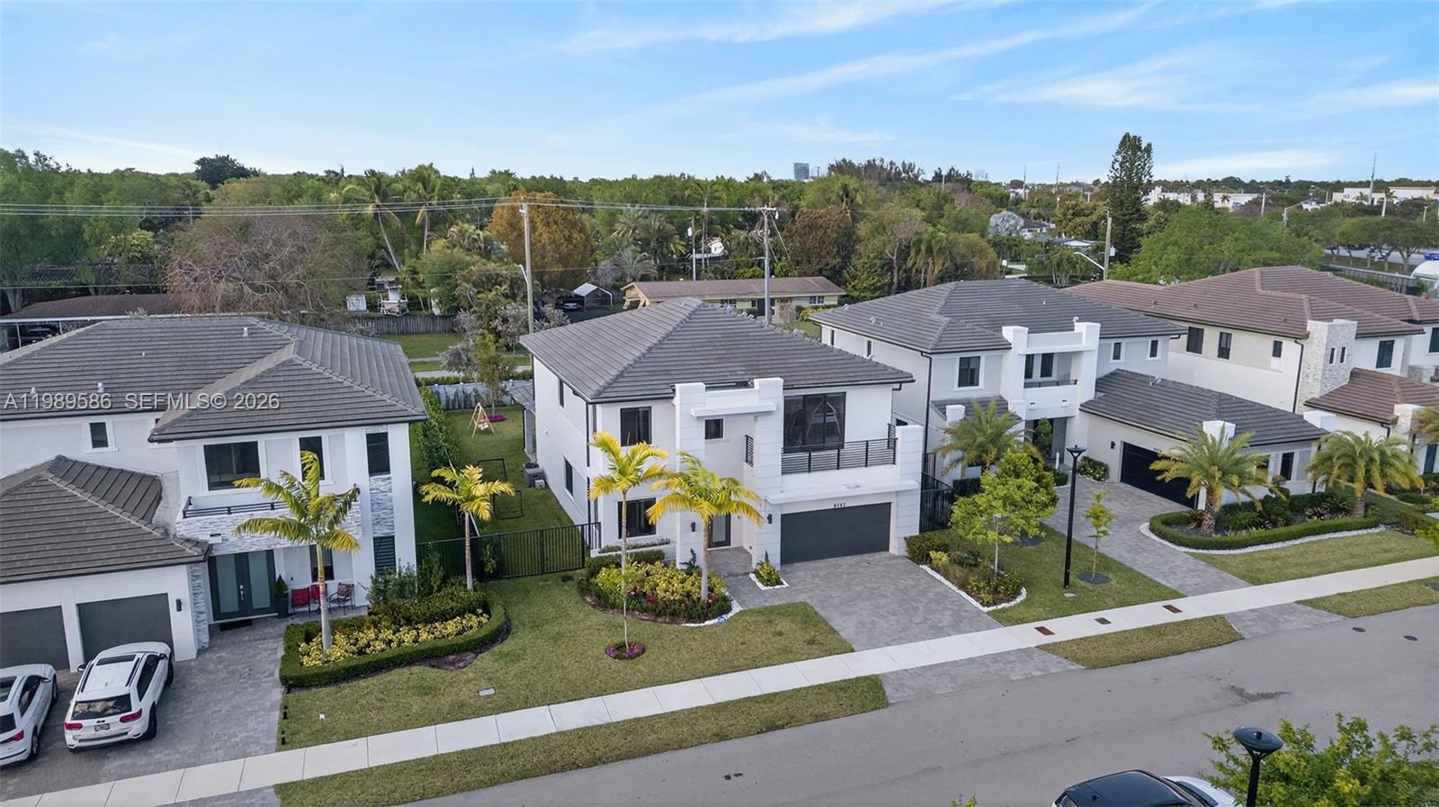 8267 Southwest 120th Terrace Miami, FL 33156 - Photo 54 of 61 an aerial view of a house