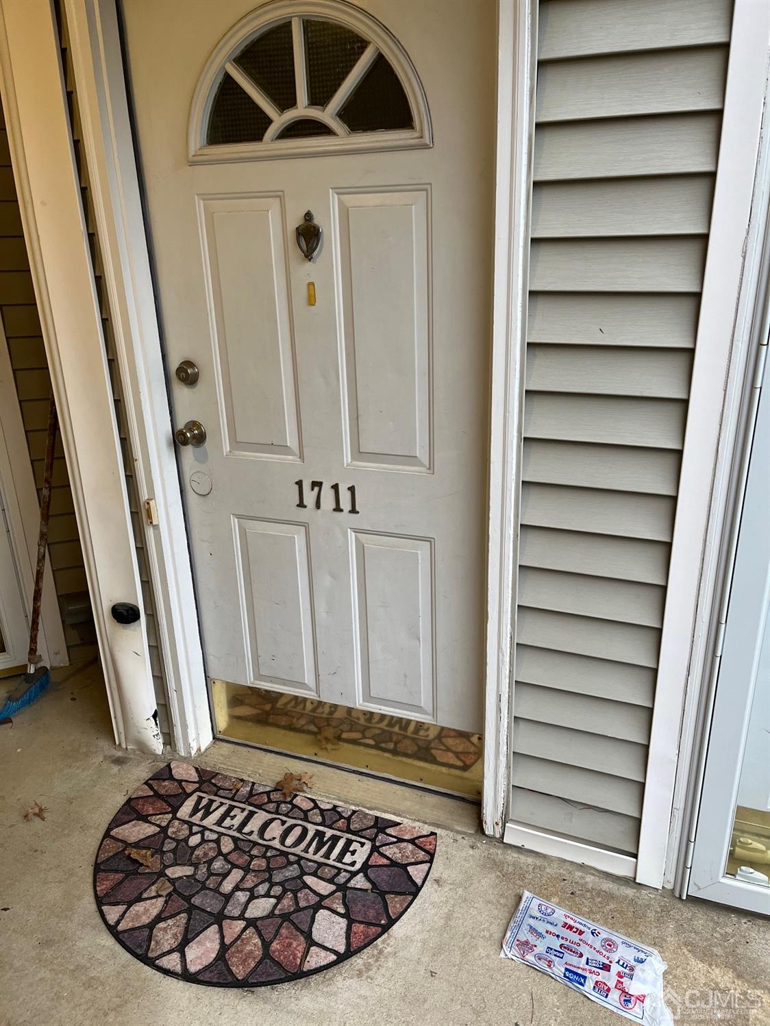 a view of a entryway door