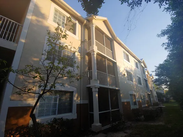 a front view of a building