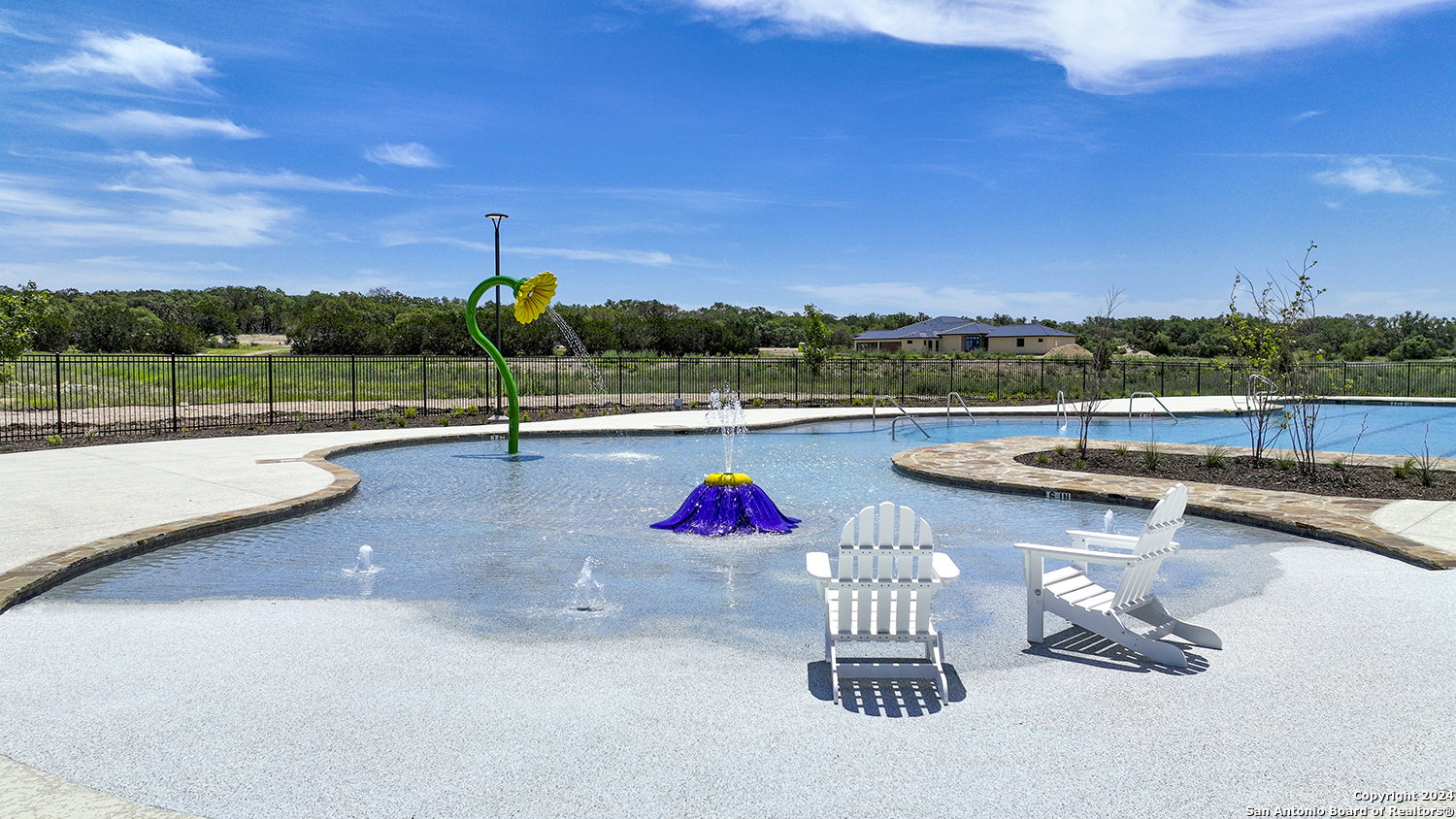 34744 Ansley Rdg Trail Bulverde, TX 78163 - Photo 32 of 39 a view of swimming pool with outdoor seating and city view