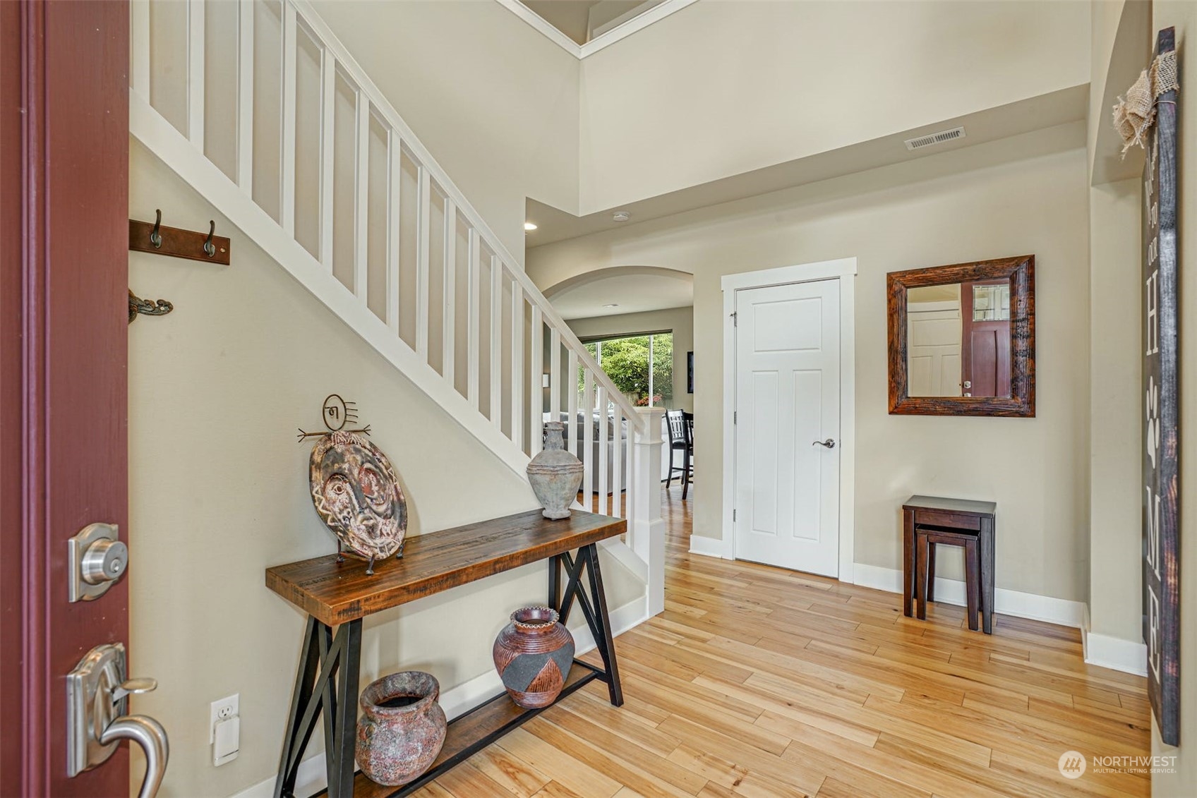 4029 180th Place Southeast Bothell, WA 98012 - Photo 3 of 33 a view of entryway and hall with wooden floor