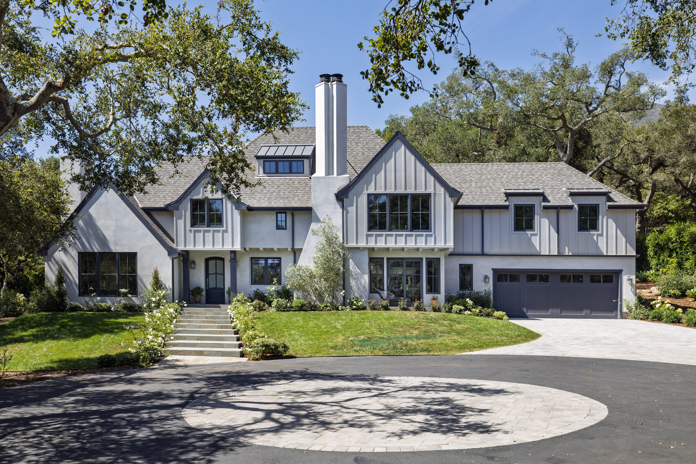 850 Rockbridge Road Montecito, CA 93108 - Photo 3 of 37 Front Exterior & Motor Court