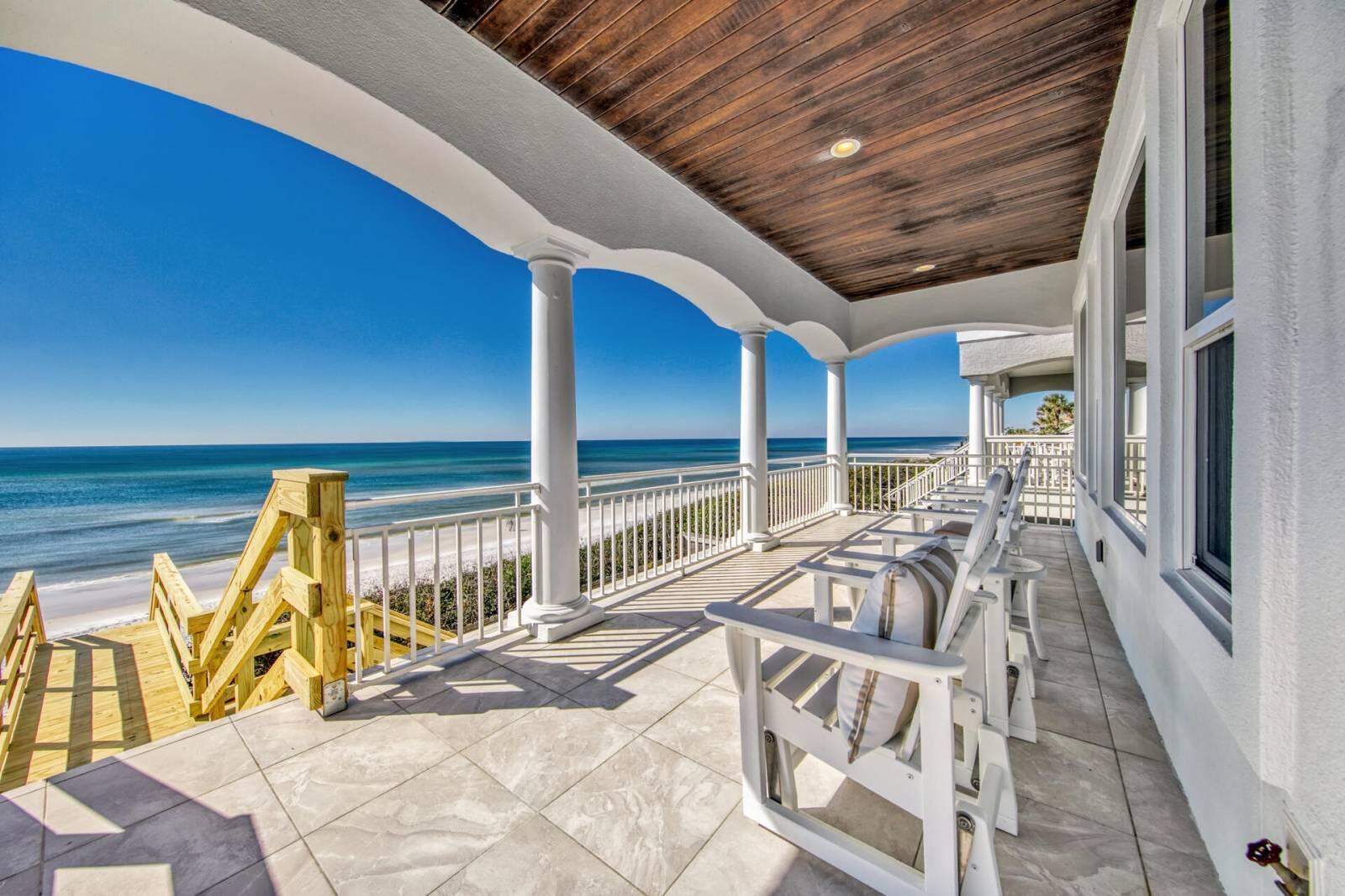 8034 East County Highway Inlet Beach, FL 32461 - Photo 2 of 5 a view of a swimming pool with a patio and a yard