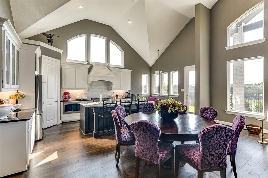 2866 Shane Drive Midlothian, TX 76065 - Photo 23 of 40 a view of a dining room with furniture window and wooden floor