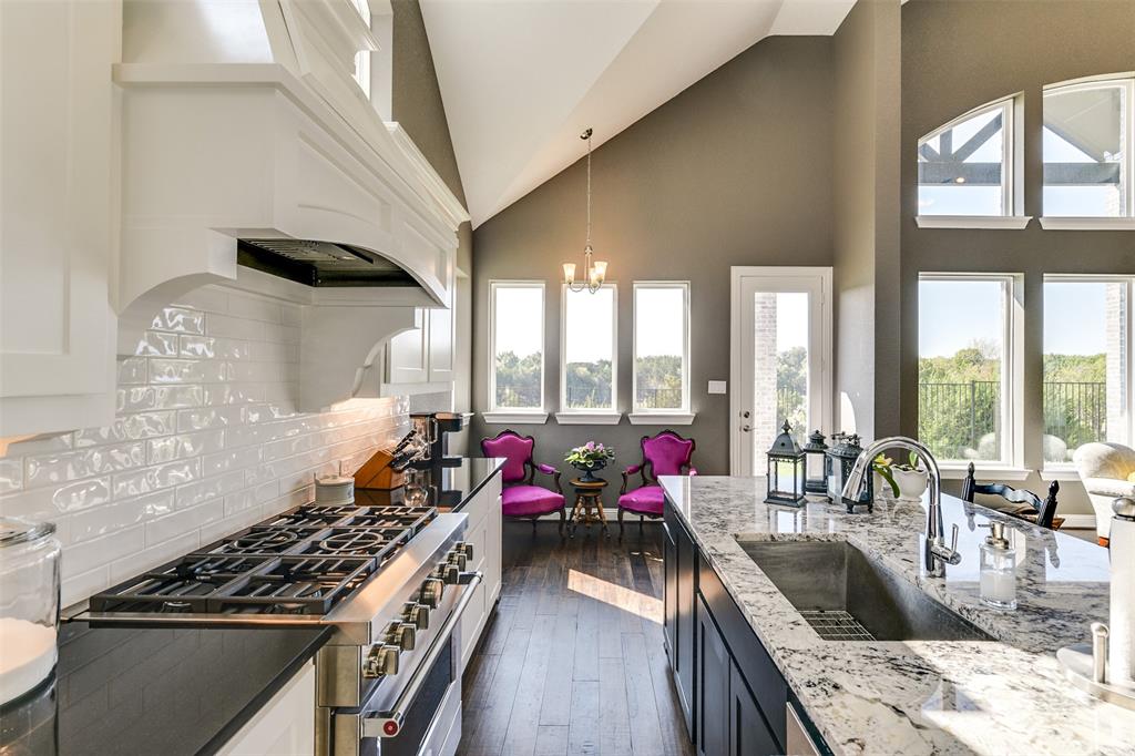2866 Shane Drive Midlothian, TX 76065 - Photo 27 of 40 a kitchen with granite countertop a stove and a sink