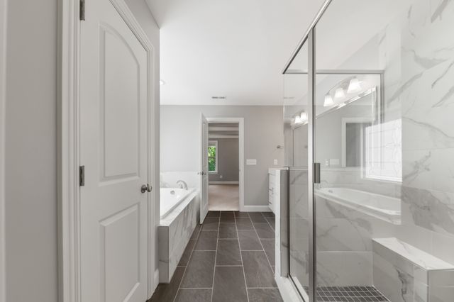 an empty room with a natural light