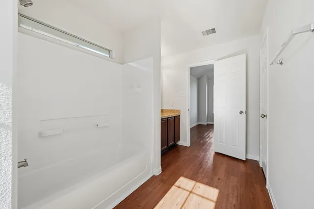 a view of a walk in closet