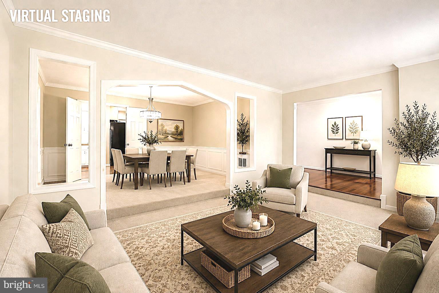 44 Carrollton Road Sterling, VA 20165 - Photo 26 of 68 Living Room Virtual Stage