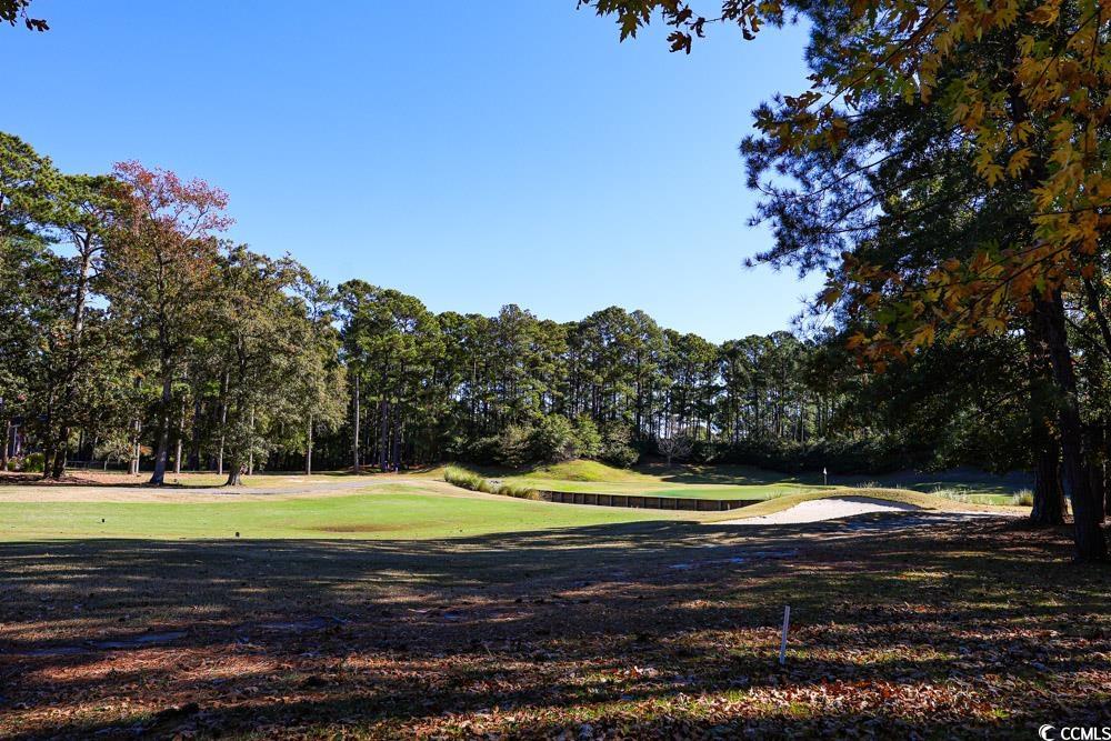 401 Pipers Lane, Unit 401 Myrtle Beach, SC 29575 - Photo 30 of 40 View of property's community featuring a yard, view of scattered trees, and golf course view