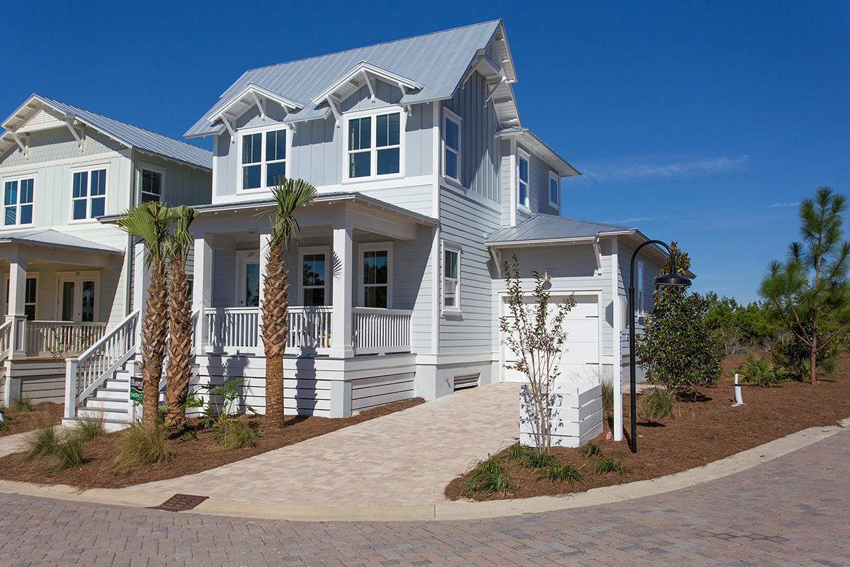 162 Clipper Street Inlet Beach, FL 32461 - Photo 1 of 9 a front view of a house with a yard