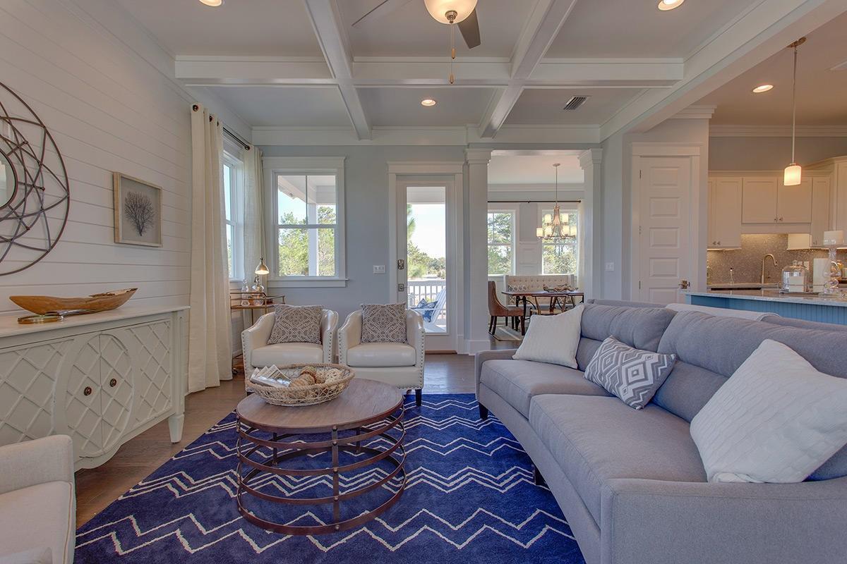 162 Clipper Street Inlet Beach, FL 32461 - Photo 3 of 9 a living room with furniture and a large window
