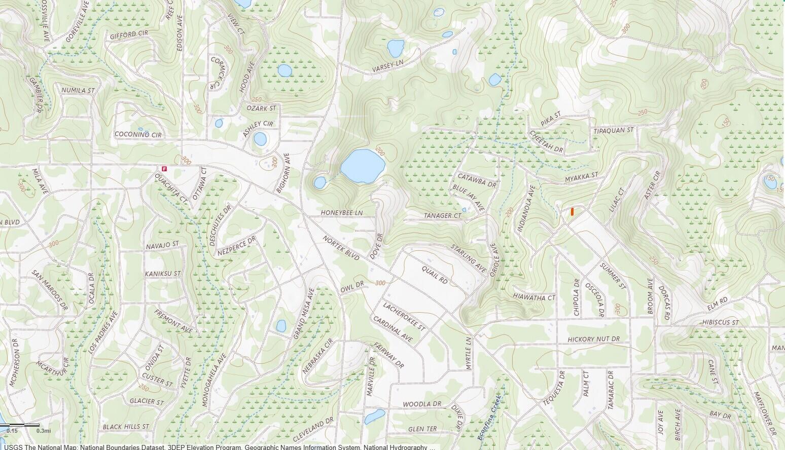 Lot 17 Dorcas Road Marianna, FL 32448 - Photo 4 of 18 a bathroom with a sink and a shower curtain