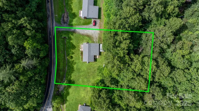 a view of a garden from a window