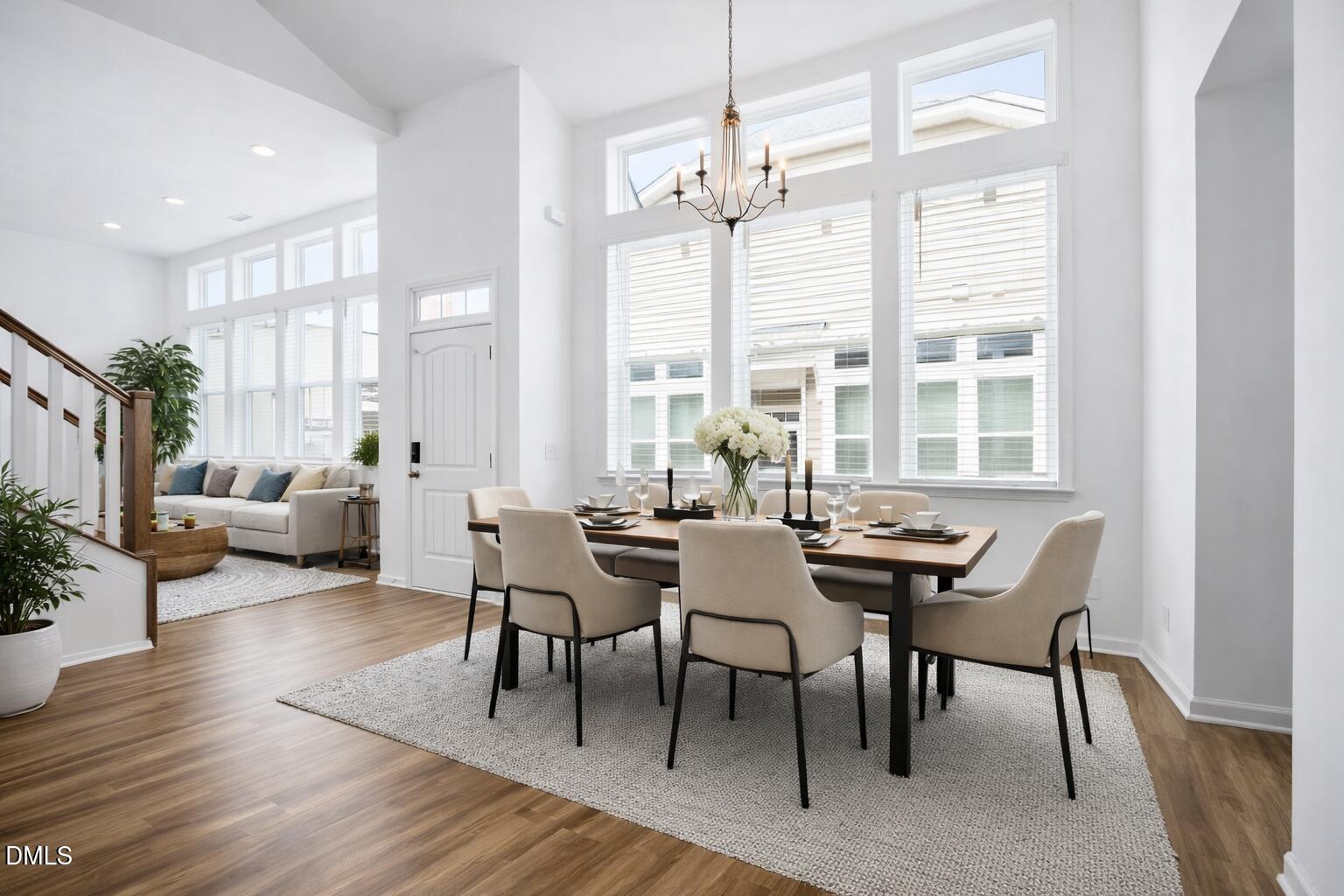 902 Talbot Place Durham, NC 27703 - Photo 17 of 49 a view of a dining room with furniture window and wooden floor