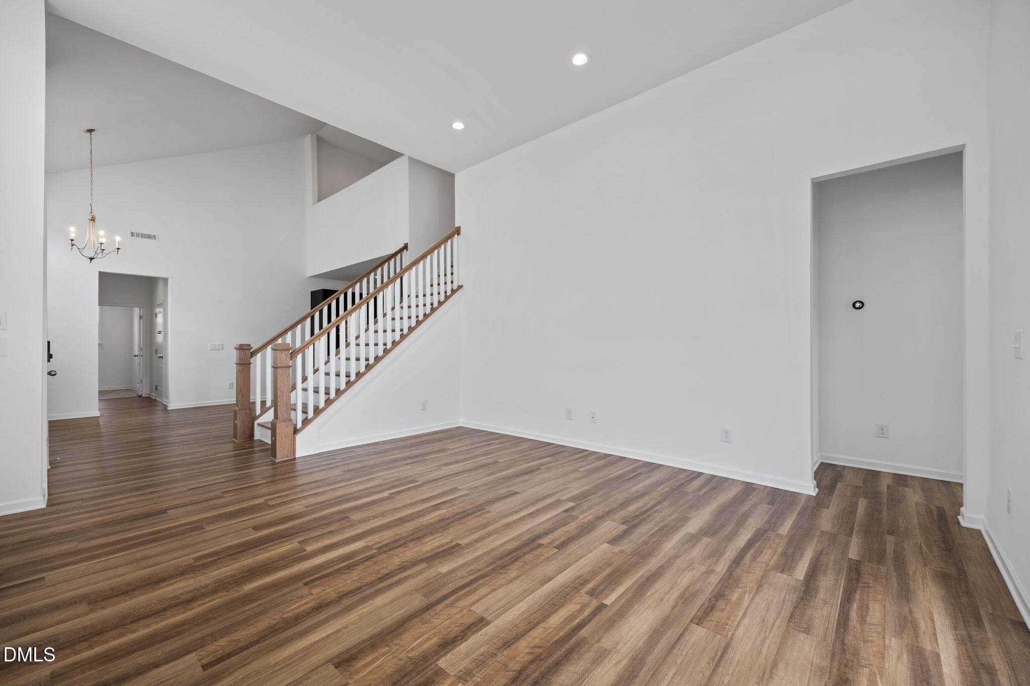 902 Talbot Place Durham, NC 27703 - Photo 22 of 49 a view of entryway with wooden floor