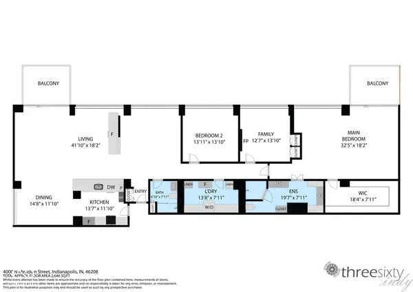 $549,000 | 4000 North Meridian Street, Unit 11DE, Indianapolis, IN 46208