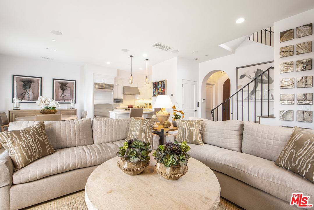 1286 Coast Village Road Montecito, CA 93108 - Photo 9 of 23 a living room with furniture kitchen view and a large window