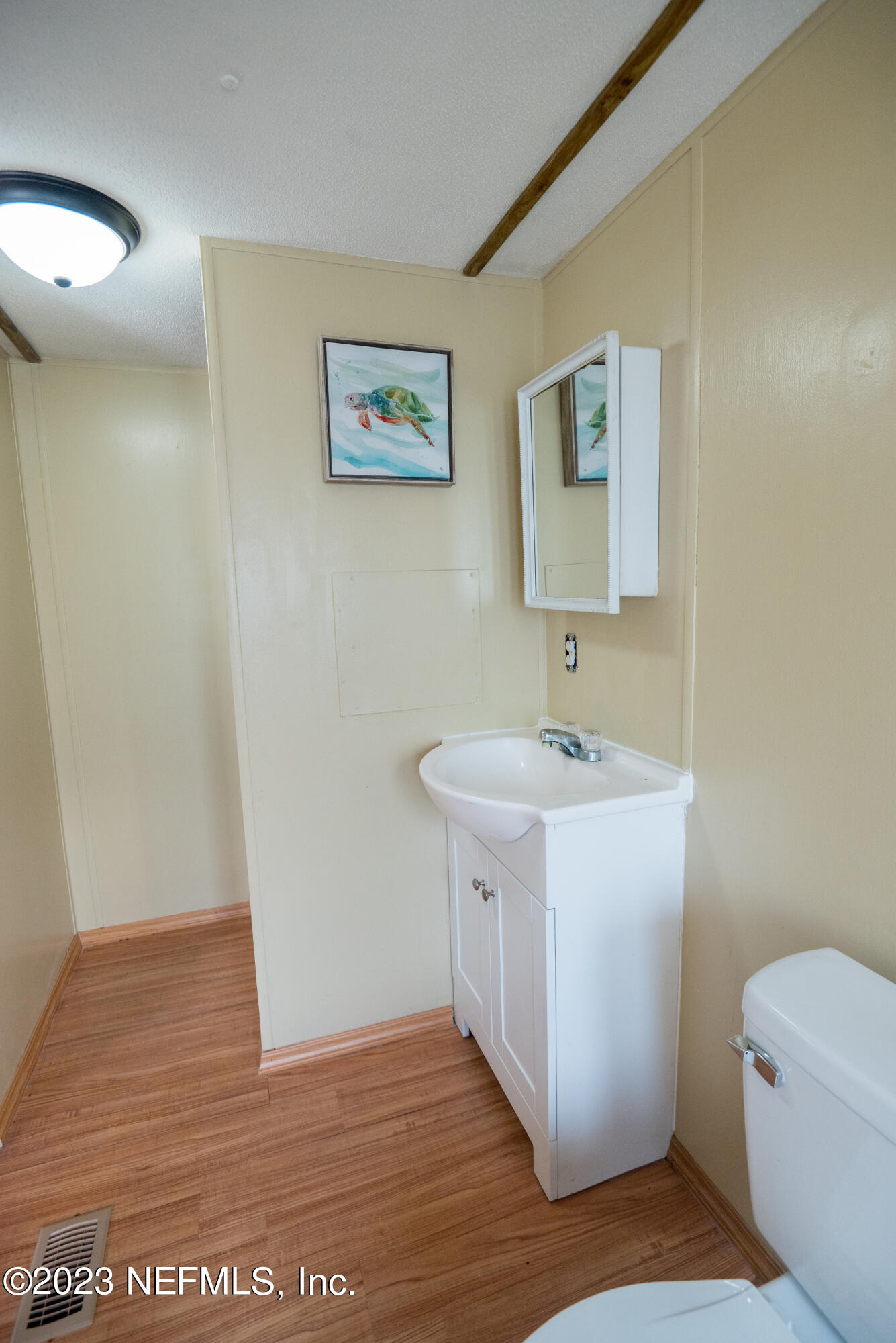 7230 Oakhill Road Keystone Heights, FL 32656 - Photo 24 of 38 a bathroom with a sink and a mirror